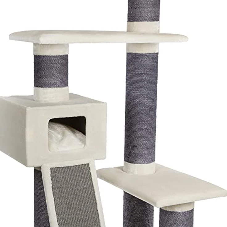CanadianCat Company | Kratzbaum Maine Coon 209 - beige - XXL mit extra dicken Sisalsäulen - Geeignet für große und schwere Katzen – Bild 4