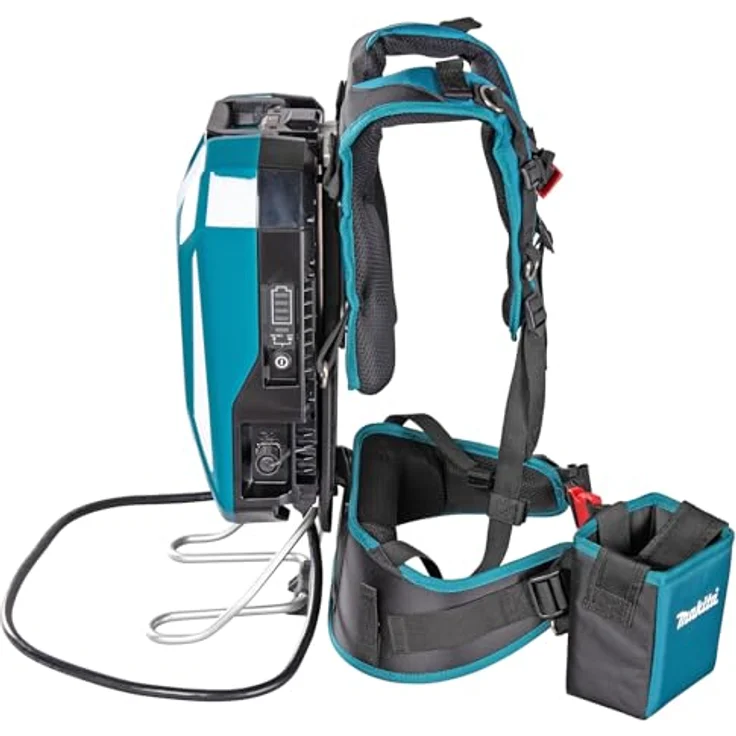 Makita PDC1500A01 Werkzeug-Akku, rückentragbar mit 43.55Ah Li-Ion, IPX4-Schutzklasse, inklusive Brust- und Hüftgurt – Bild 3