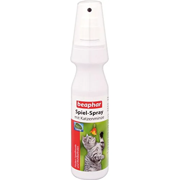 Spiel-Spray mit Katzenminze | Wohlfühlduft für Katzen | Spielzeug mit Katzenminze Wird schneller akzeptiert | Beruhigung für Katzen | 150 ml