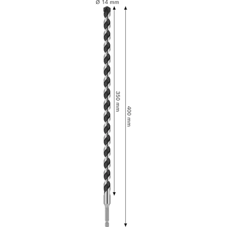Bosch Accessories 2608706999 Stein-Spiralbohrer, PRO HEX-5 Bohrer für präzise Löcher in Beton, Stein und Ziegel – Bild 3