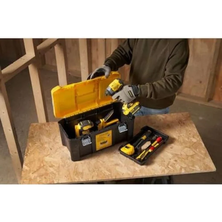 Stanley Werkzeugbox mit Organizer 19Z, robuster Werkzeugkoffer mit intelligentem Fächerdesign – Bild 6