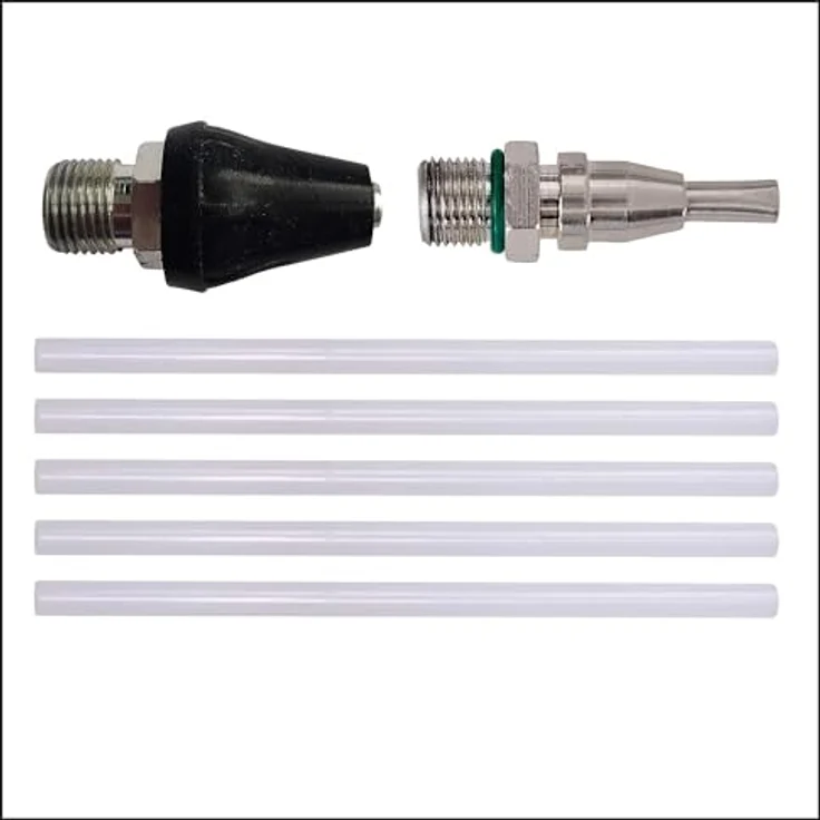 Einhell Akku-Heißklebepistole TE-CG 18 Li-Solo Power X-Change PXC (Li-Ion, 18 V, max. 170 °C, in 120 Sekunden einsatzbereit, inkl. 5 Klebestifte + Flachklebedüse, ohne Akku und Ladegerät) – Bild 3