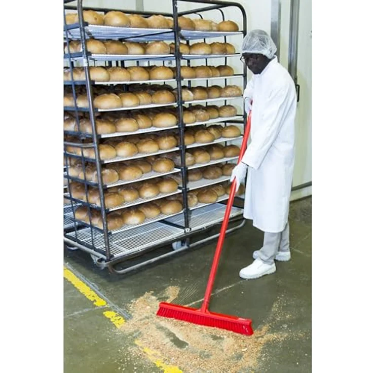Vikan Straßenbesen, Borstenhärte weich, 610 mm Breite, für Farbkodierung geeignet – Bild 4