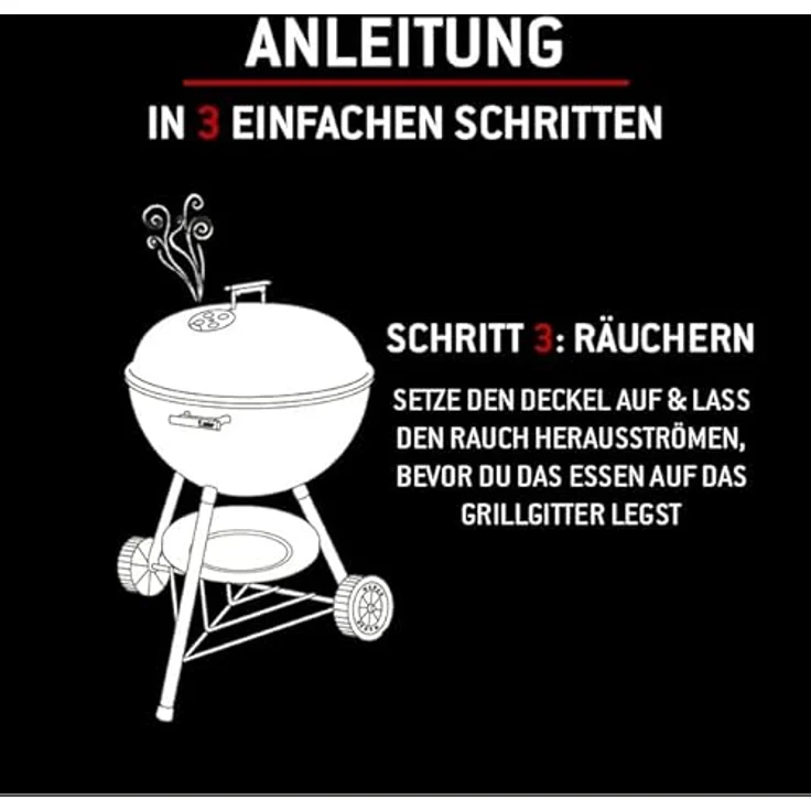Weber 17782 R„ucherchips Bitburger Premium Pils, 700g, fr alle Fleisch-, Gemse- und K„sesorten, sá-fruchtiger Geschmack, R„uchern, Aroma, Grillen – Bild 16