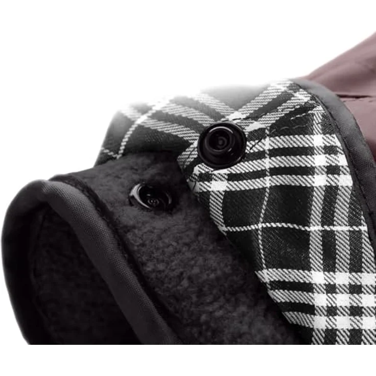 HUNTER Hundemantel Uppsala, Größe:40 cm, Farbe:Altrosa - Polyester, herausnehmbares Fleecefutter, verstellbar, reflektierende Paspeln – Bild 5