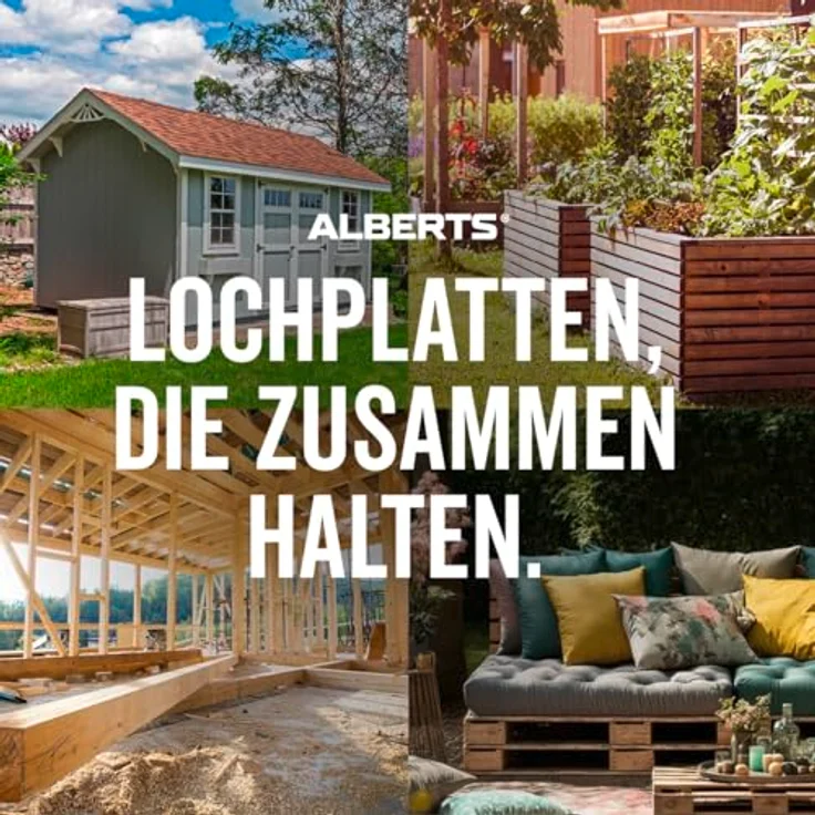 GAH Alberts Lochplatte,verzinkt,240x80x2CF – Bild 4