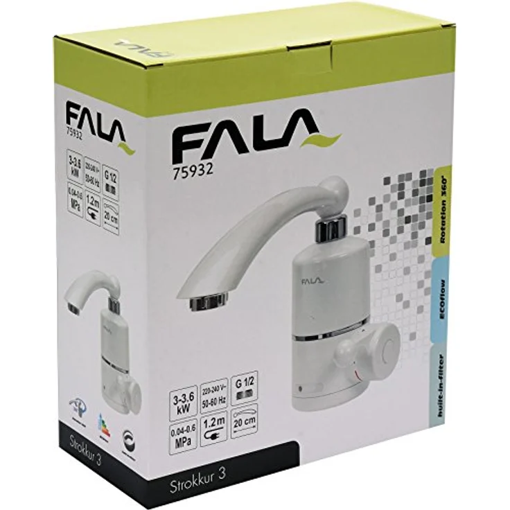 TRIZERATOP Elektrischer Wasserhahn, Küchenarmatur mit Durchlauferhitzer 3000W, 230V für warmes und kaltes Wasser – Bild 5