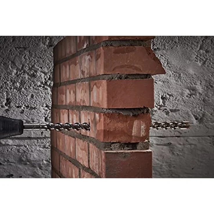 Wolfcraft Betonbohrer „Professional 4-cut“, SDS-max, Ø 25 mm, 520 mm für stark armierten Beton, HM-bestückt – Bild 2