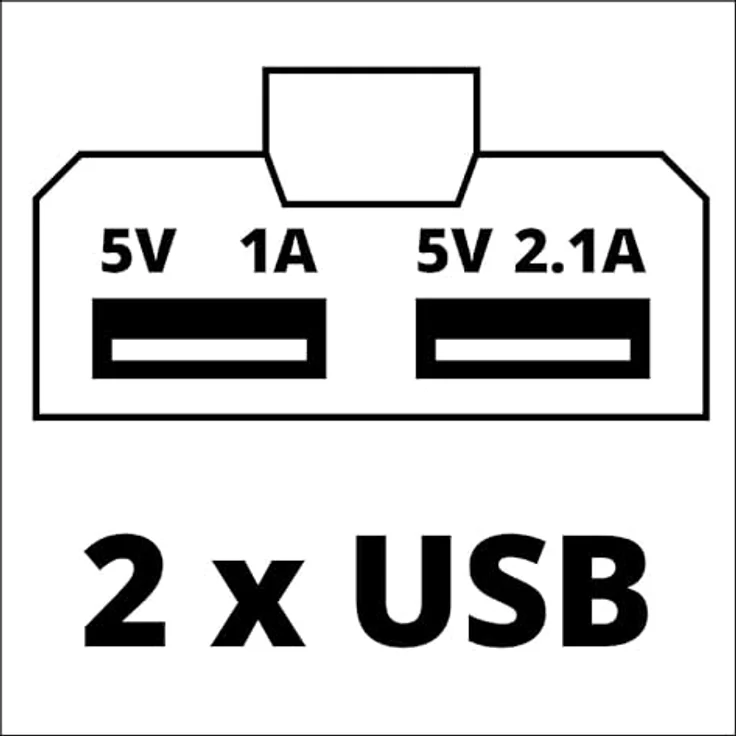 Einhell TE-CP Power X-Change PXC Werkzeugakku USB-Adapter 18 V, 2 USB-Anschlüsse, ohne Akku und Ladegerät – Bild 6