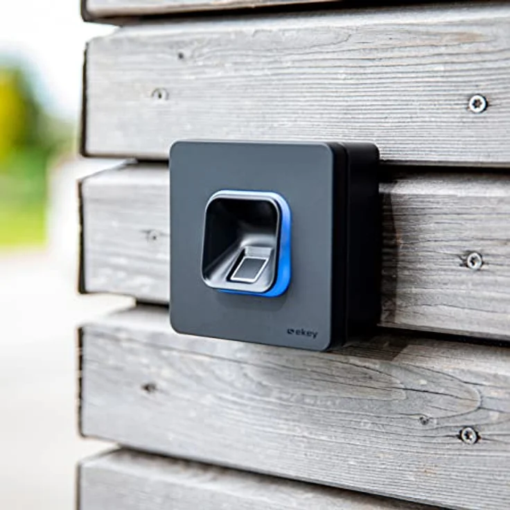 EKEY 203706 xLine Fingerprintset, Biometrische Zutrittslösung mit schwarzem Fingerprint und Kunststoffrahmen, 12-24 V, 0,4 W, zur Aufputzmontage, bis zu 100 Benutzer erweiterbar – Bild 3