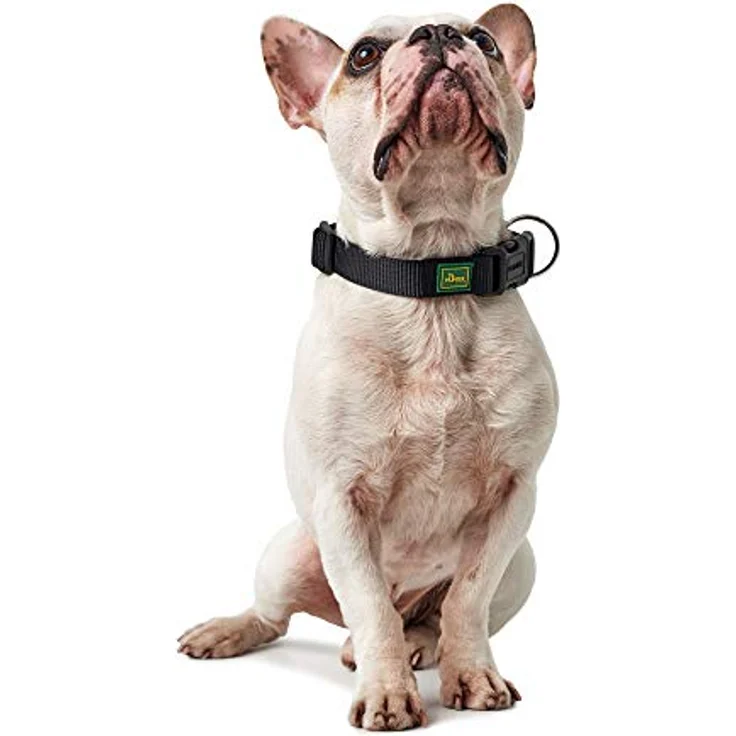 HUNTER VARIO PLUS Hundehalsung, Hundehalsband, Zugentlastung, robust, geschmeidig, Klickverschluss, M-L/2,0, schwarz – Bild 2