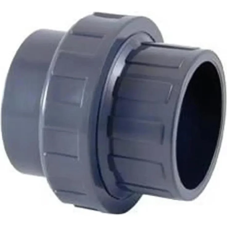 Cepex PVC Rohr Verschraubung 40 mm 3/3, beidseitig Klebemuffe für dichte PVC Rohrverbindungen im Teich- und Poolbau