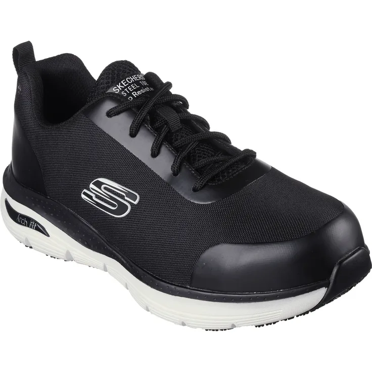 Skechers Skechers Ringstap Arbeitsschuh, Sicherheitsschuh mit Air-Cooled Memory Foam-Einlegesohle, grau