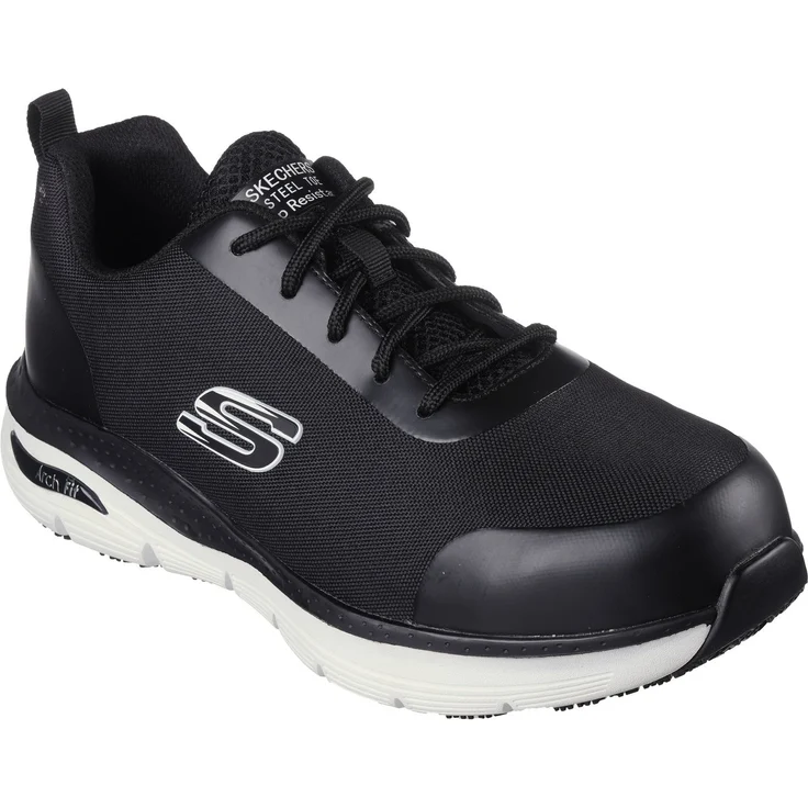 Skechers Skechers Ringstap Arbeitsschuh, Sicherheitsschuh mit Air-Cooled Memory Foam-Einlegesohle, grau