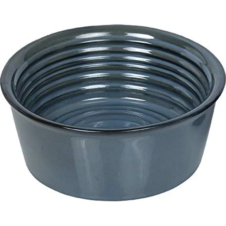 Nobby Keramik Napf Groove grünblau Ø 19,5 x 7,5 cm, 1,0 l