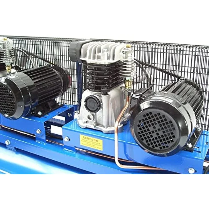 Druckluft Kompressor Duo 1200L 2x600/11/270D 8PS 400V Werkstattkompressor Tandem – Bild 4