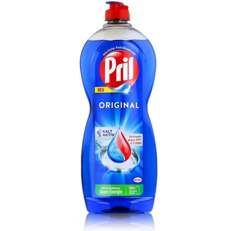 PRIL Pril Spülmittel Original 675ml, hohe Fettlösekraft, blaue Flasche – Bild 1