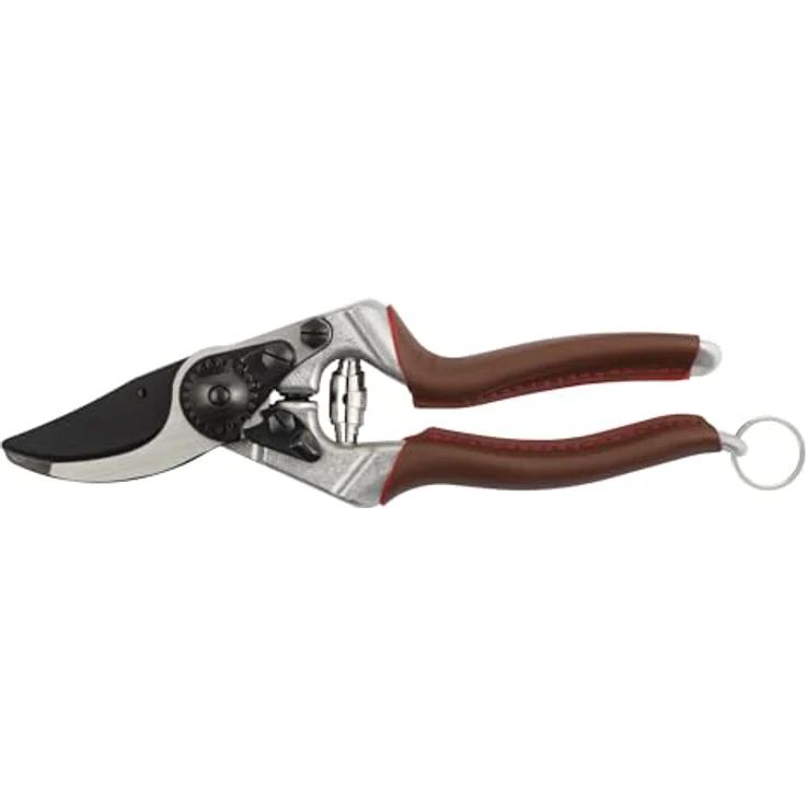 FELCO Baumschere FELCO 8 ELITE, Einhand-Astschneider mit 25 mm Schneidedurchmesser, ergonomische Ledergriffe, F-Tech-Beschichtung, schwarz – Bild 1