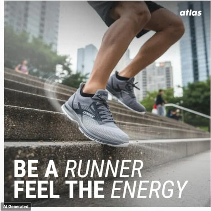 ATLAS Sicherheitsschuh RUNNER 65 ESD S1P SRC, Light Knit Obermaterial, grau, Größe 36 Weite 10 – Bild 10