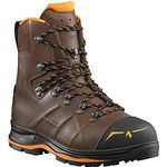 Haix Trekker Mountain 2.0, Sicherheitsschuhe (S3, 45) aus geöltem Nubukleder mit GORE-TEX® Futter, wasserdicht und atmungsaktiv, Stahl-Schutzkappe und durchtrittsichere Sohleinlage
