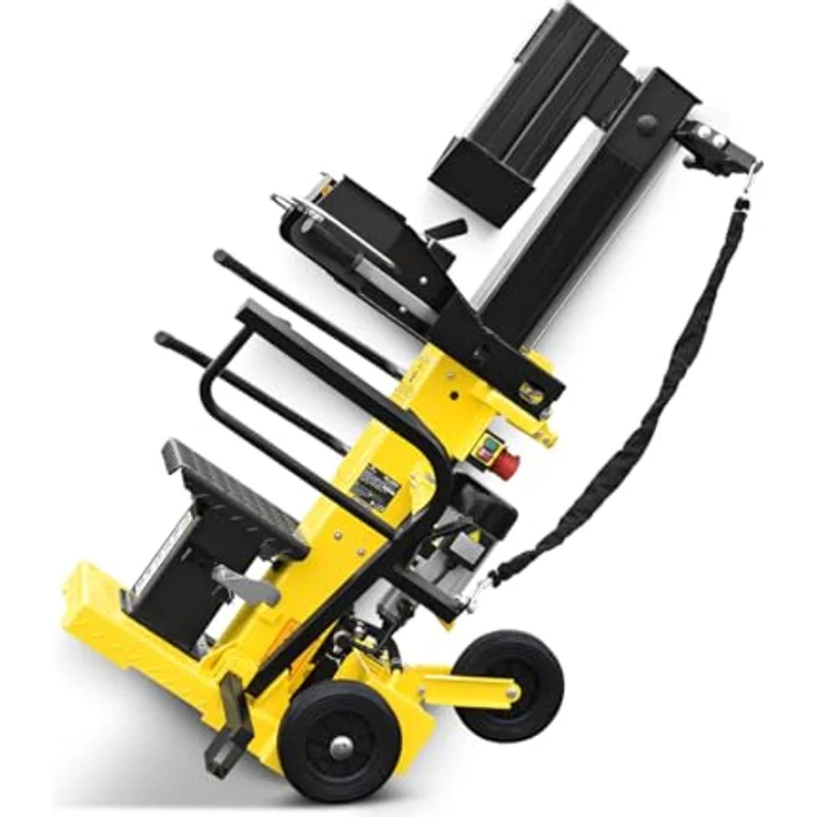 BAMATO Holzspalter HO-12PRO, 12 Tonnen Spaltkraft, schwenkbarer Spalttisch, 2 Arbeitshöhen – Bild 3