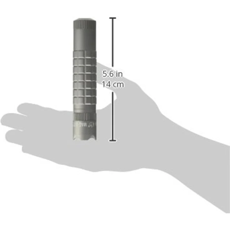 Maglite MAG-TAC Urban Grey, Taschenlampe mit 310 lm, 3 Lichtmodi, 13.20 cm, inkl. Taschenclip und Werkzeug – Bild 3
