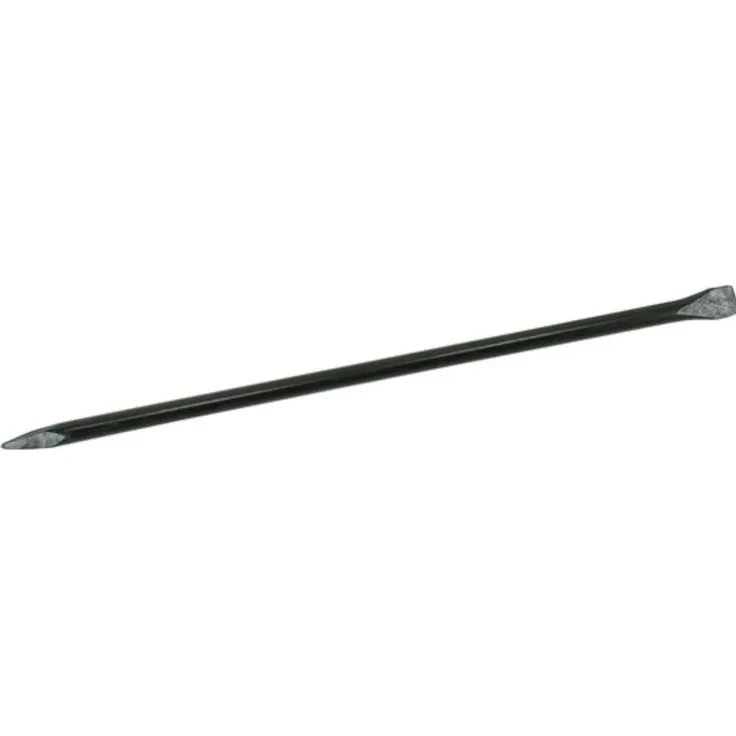 Ideal Brechstange, Meißel 1250 mm, 30 mm rund mit Spitze und gebogener Schneide, schwarz lackiert