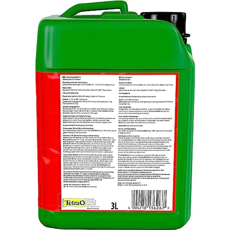 Tetra Pond MediFin (universell wirkendes Arzneimittel für alle Gartenteichfische, hilft effektiv und schnell gegen Hautparasiten und bakterielle Hautinfekte), 3 Liter Flasche – Bild 9