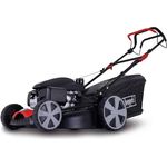 Scheppach MS170-51H Benzin-Rasenmäher, Honda-Motor 4,56 PS, 6in1-Funktion, 51 cm Schnittbreite, Radantrieb, 65 l Grasfangsack
