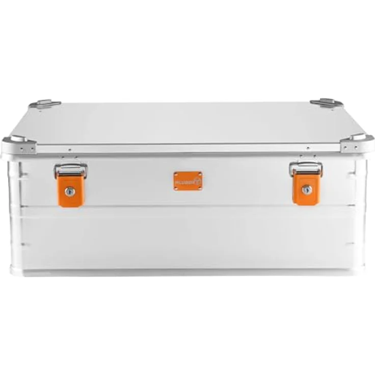 Alubox Alukiste E241-27, abschließbar, 114 Liter, Aluminium mit Gummidichtung und Stapelecken, inkl. Schlösser, Innenhöhe 27 cm – Bild 3