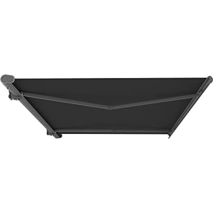 Vollkassettenmarkise 5 x 3 m Sunshade grau/grau Jet-Line Markise Vollkasetten Markise Sonnenschutz UV Terasse Garten Balkon Motor Kasette Aluminium – Bild 4
