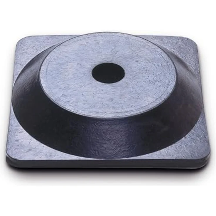 Moravia GmbH GUARDA Leichter Ketten-Warnständer, rot/weiß oder schwarz/gelb, 870 mm hoch, für Innen- und Außeneinsatz, mit verschiedenen Fußplatten – Bild 3