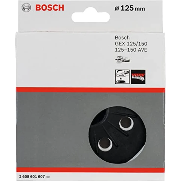 Bosch Pro Schleifteller für GEX 125-150 AVE (Ø 125 mm, mittelhart) - Preisvergleich – Bild 2