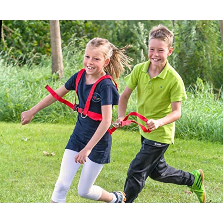 Betzold Sport Pferdegeschirr für Kinder, strapazierfähiges Nylon, verstellbar, inklusive Karabiner und Schnellverschluss – Bild 3