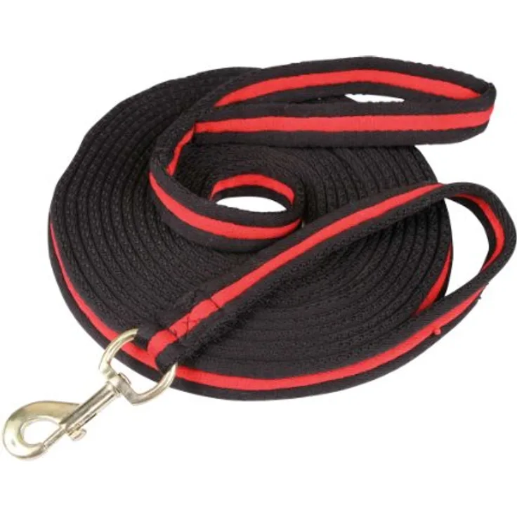 Kerbl 321491 Softlonge 8 m, schwarz / rot