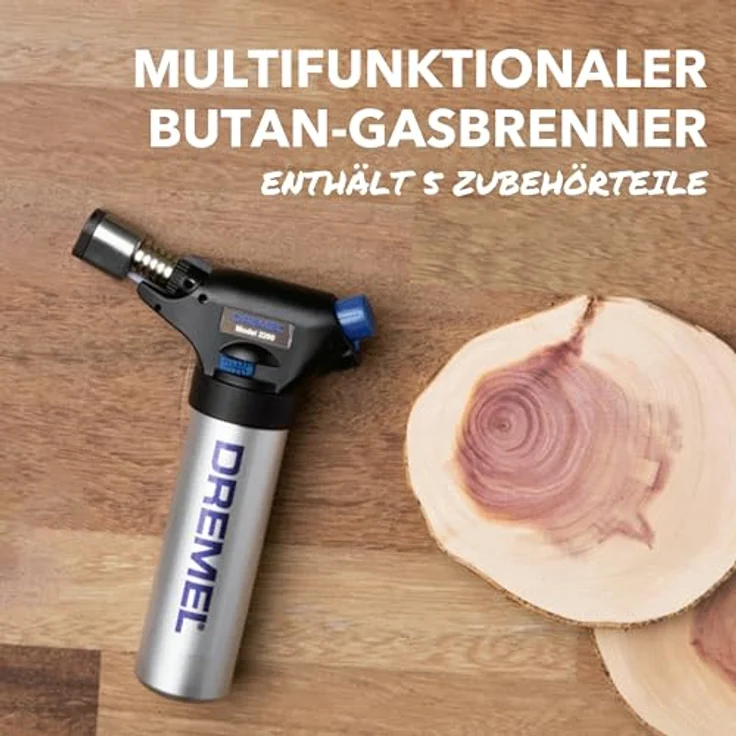 Bosch Home & Garden Lötkolben VersaFlame (2200-5), Multifunktionaler Butangas Lötkolben mit Piezo-Zündung, 34ml Tankinhalt, bis zu 1200 °C – Bild 4