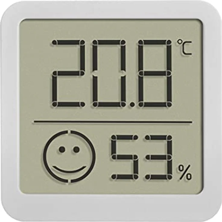 TFA Dostmann 4er Set Digitales Thermo-Hygrometer mit Komfortzone Thermo-/Hygrometer Weiß – Bild 3