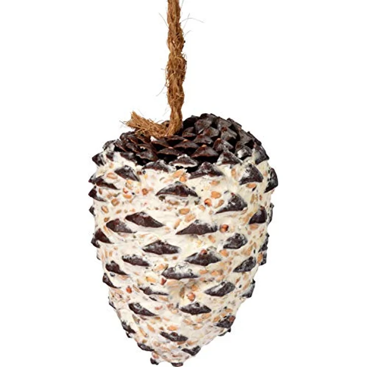 dobar® 24104e Premium Vogelfutter-Mix - Gefüllte Pinienzapfen mit Fettfutter für Wildvögel - hochwertige Vogelfuttermischung im Set - Ganzjahresfutter für Garten/Terrasse - 8 teilig – Bild 3