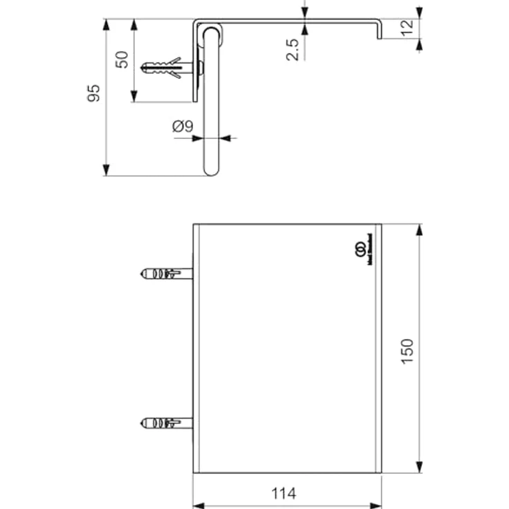 Ideal Standard Papierrollenhalter Alu+, funktionaler Rollenhalter mit Ablage, silber, IF Design Award 2024 – Bild 3