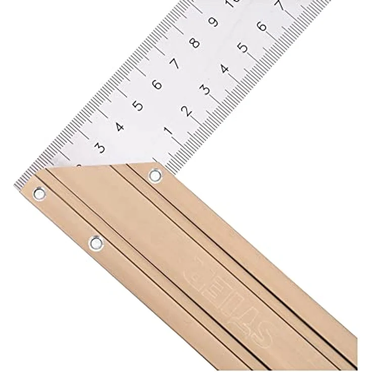 STIER Anschlagwinkel, Schreinerwinkel, Aluminium, 90° / 45°, 300 mm – Bild 2