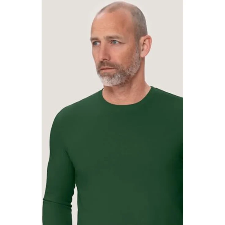 HAKRO Longsleeve Mikralinar 279, tanne, M – Bild 8