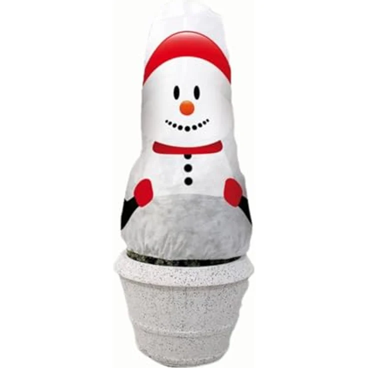 NOOR Winterschutz Vlieshaube Schneemann 130x160cm – Bild 2
