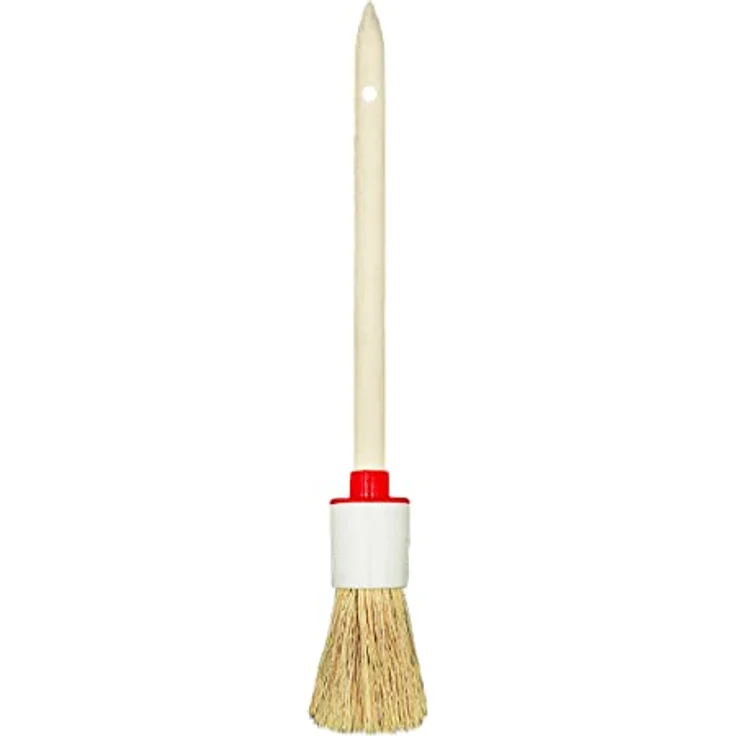 M7 Set mit 6 Pinseln 3 flach 3 rund 0 "1,5" 2 "4" 6 "Serie 04 für Malerarbeiten mit Farben und Lacken gleichmäßige Abdeckung Naturborsten – Bild 3