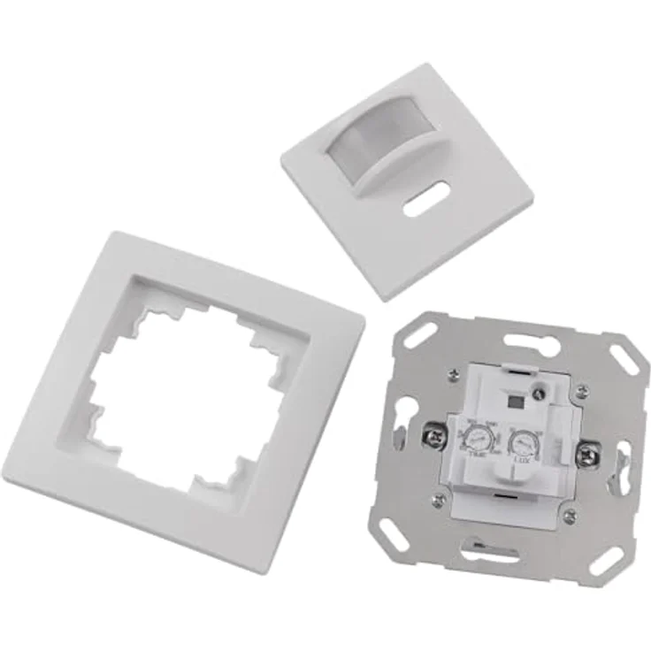 Unterputz IR Bewegungsmelder McPower ''Flair'' 160°, 500W, LED geeignet, weiß – Bild 3