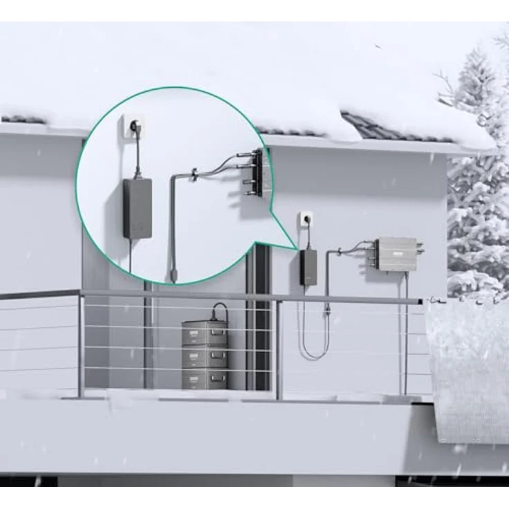 ZENDURE SuperCharged Zendure AC auf MC4 Ladegerät, 54V/3A, 162W, Zum Laden der SolarFlow-Batterie, Geeignet für den Einsatz im Winter und in der Regenzeit – Bild 4