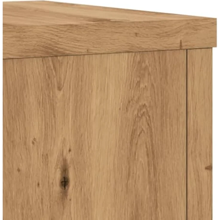 vidaXL Blumenständer Pflanzenständer 2 Stk Artisan-Eiche 25x25x80 cm - Robuster Holzwerkstoff, zeitloses Design – Bild 8