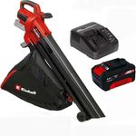 Einhell Akku-Laubbläser Akku-Laubsauger VENTURRO 18/210 18V mit 4.0 Ah Akku und Ladegerät