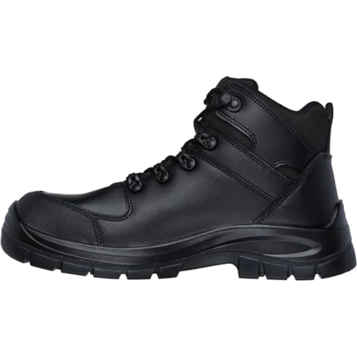 Skechers 200187EC-BLK Pending Arbeitsschuh, durchtrittsicherer Arbeitsstiefel mit Kompositschutzkappe, Schwarz – Bild 1
