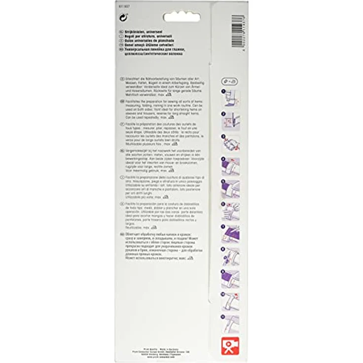 Prym 611937 Bügellineale universal Lineal, Kunststoff – Bild 2