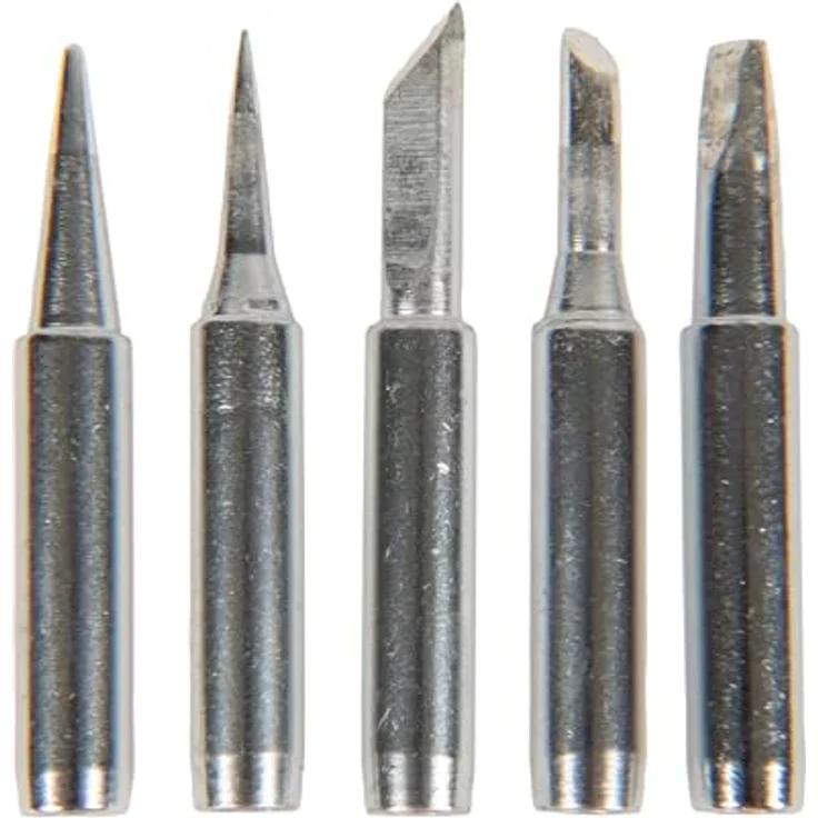 Einhell Lötspitzen-Set für Akku-Lötkolben TE-SI 18/480 Li E, 5-tlg. mit Flachspitze, Hufeisenspitze, Messerspitze, Nadelspitze und Punktspitze – Bild 1